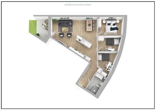 Rental Espoo Saunalahti 4 rooms -