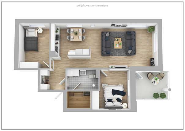 Rental Espoo Painiitty 3 rooms -