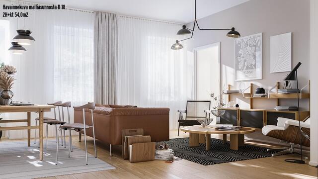 Rental Helsinki Kamppi 2 rooms
