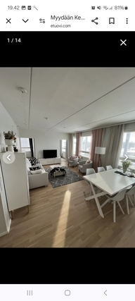 Rental Oulu Toppilansaari 3 rooms Seilitie