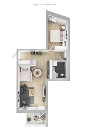Rental Vantaa Kivistö 2 rooms -