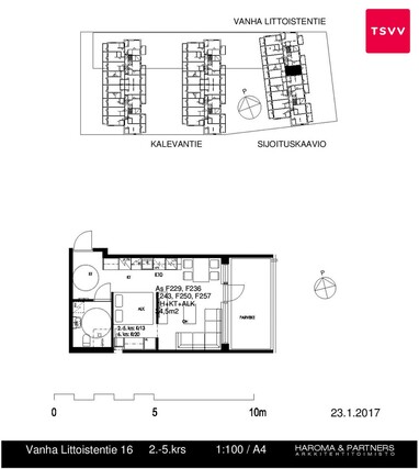 Vuokra-asunto Turku Kupittaa Yksiö Yleiskuva