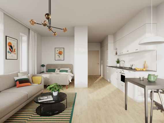 Rental Tampere Niemenranta 1 room -