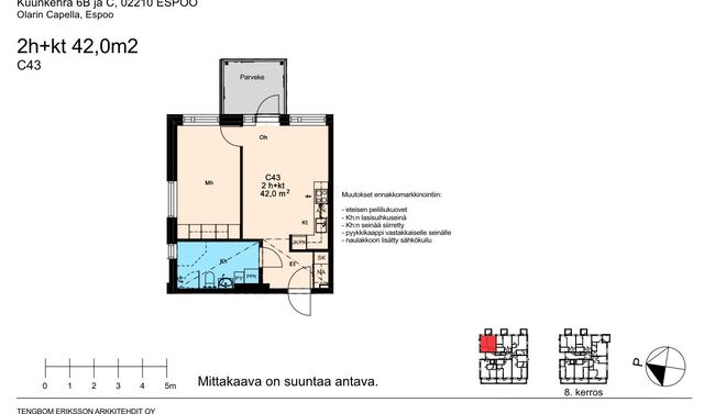 Vuokra-asunto Espoo Olari Kaksio -