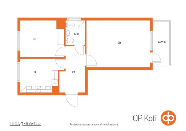 Rental Kuopio Puijonlaakso 2 rooms