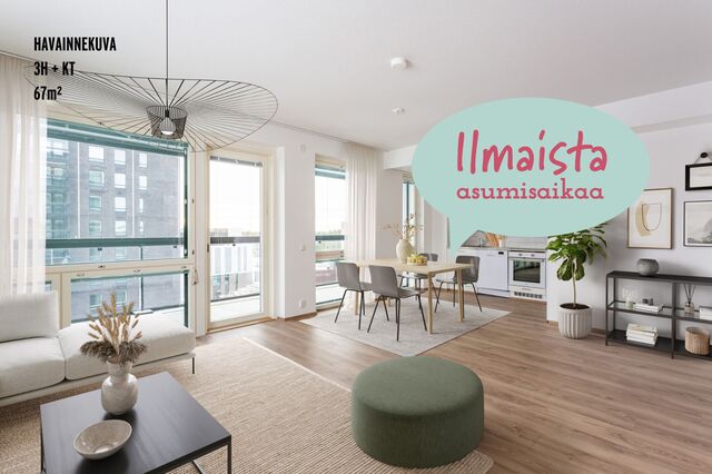 Rental Espoo Espoonlahti 4 rooms Kampanja