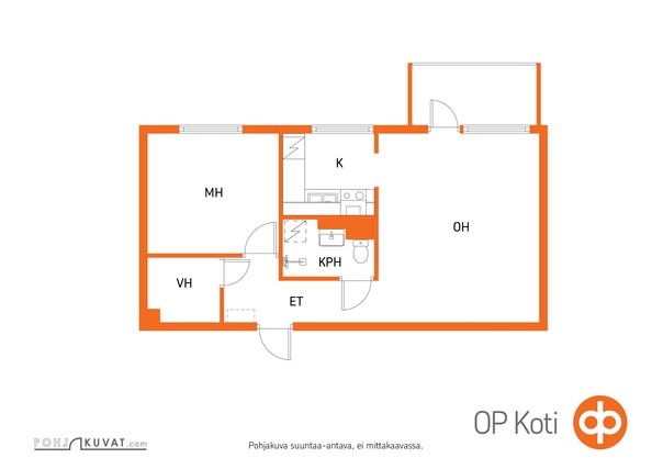 Rental Tampere Lielahti 2 rooms