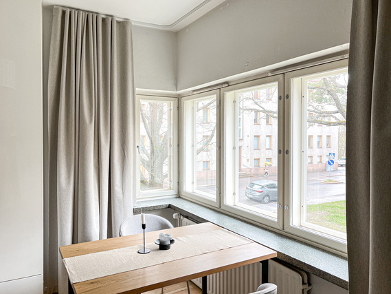 Vuokra-asunto Helsinki Meilahti Yksiö Kaunis, valoisa koti loistavalla sijainnilla läheltä palveluja!