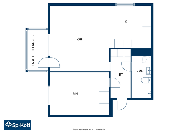 Rental Lahti Sopenkorpi 2 rooms Yleiskuva
