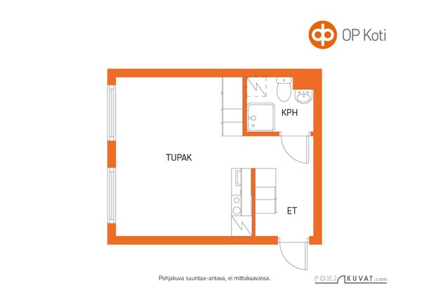 Vuokra-asunto Jyväskylä Mäki-Matti Yksiö Keittotila