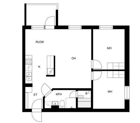 Rental Tampere Holvasti 3 rooms