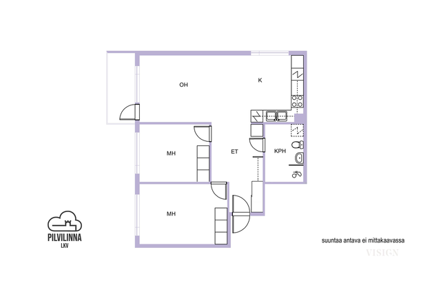 Rental Tornio  3 rooms