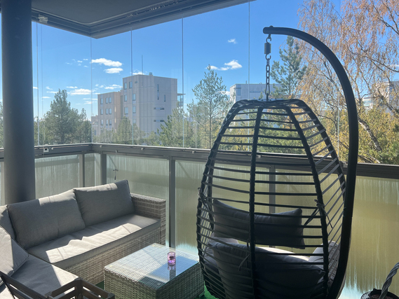 Vuokra-asunto Espoo Matinkylä Kaksio Ihastuttava ja siistikuntoinen koti omalla saunalla ja lasitetulla parvekkeella!