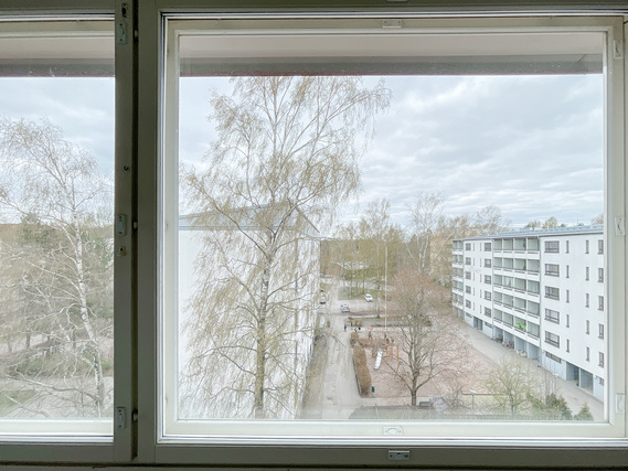 Vuokra-asunto Vantaa Länsimäki Kaksio Putkiremontista valmistunut ylimmän kerroksen koti!