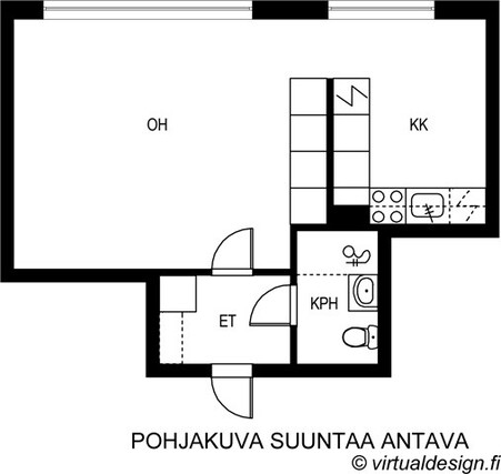 Rental Raahe  1 room Yleiskuva