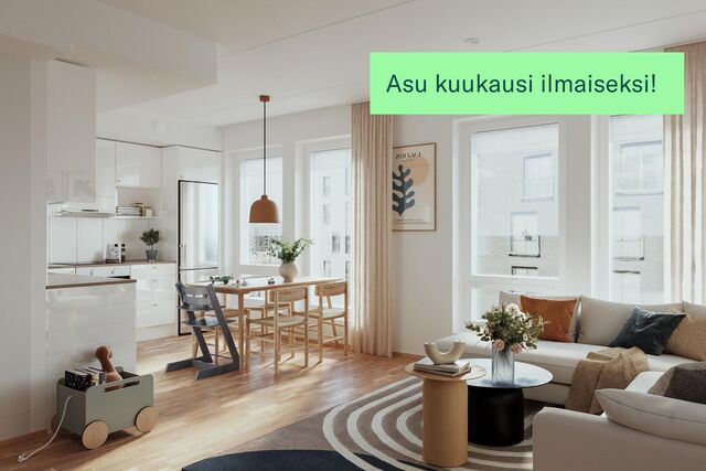 Vuokra-asunto Helsinki Jätkäsaari Yksiö