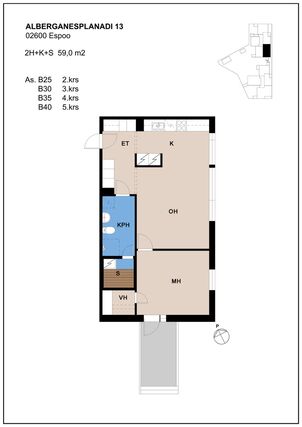 Asumisoikeusasunto Espoo Leppävaara Kaksio