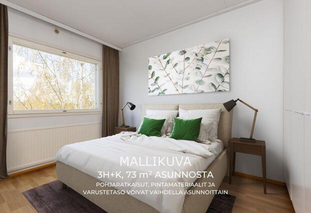 Vuokra-asunto Tampere Hallila Kaksio