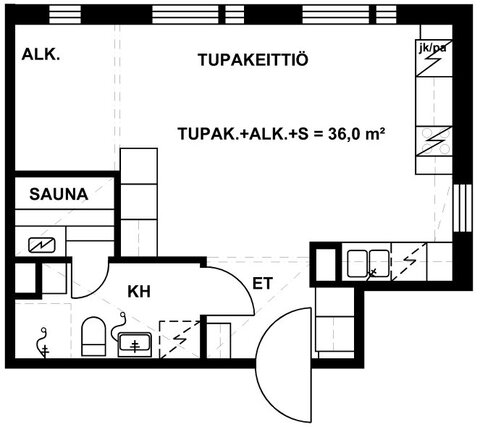 Asumisoikeusasunto Oulu Maikkula Yksiö