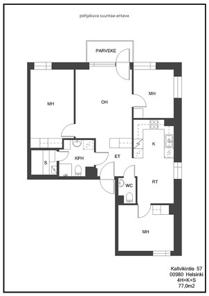 Rental Helsinki Vuosaari 4 rooms -