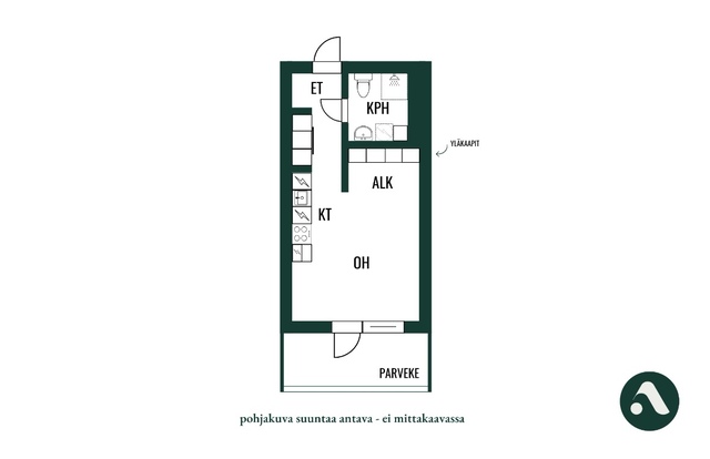 Vuokra-asunto Tampere Härmälänranta Yksiö