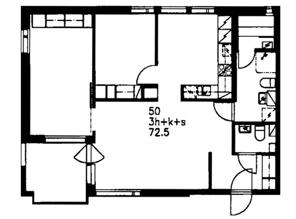 Rental Helsinki Vuosaari 3 rooms