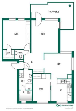 Rental Mikkeli Keskusta 3 rooms