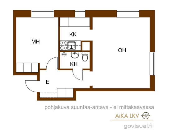 Rental Oulu Keskusta 2 rooms