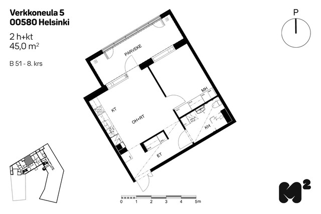 Rental Helsinki Kalasatama 2 rooms