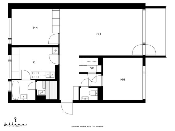 Rental Vantaa Myyrmäki 3 rooms Yleiskuva