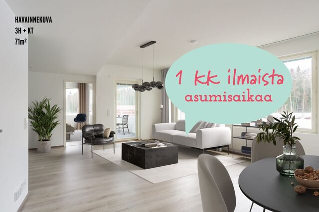 Rental Vantaa Kivistö 3 rooms Kampanja