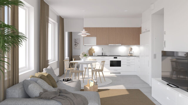 Rental Espoo Vermonniitty 3 rooms Anna Sahlsténin katu 5