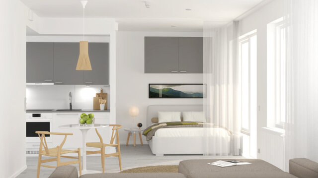 Rental Espoo Vermonniitty 1 room Anna Sahlsténin katu 5
