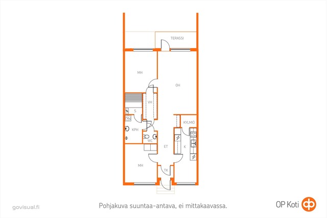 Vuokra-asunto Iitti Kausala 3 huonetta ulkokuva