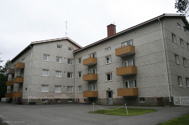 Vuokra-asunto Oulu Hiukkavaara Kaksio Idyllinen vanha Hiukkavaara. Talon takapiha.