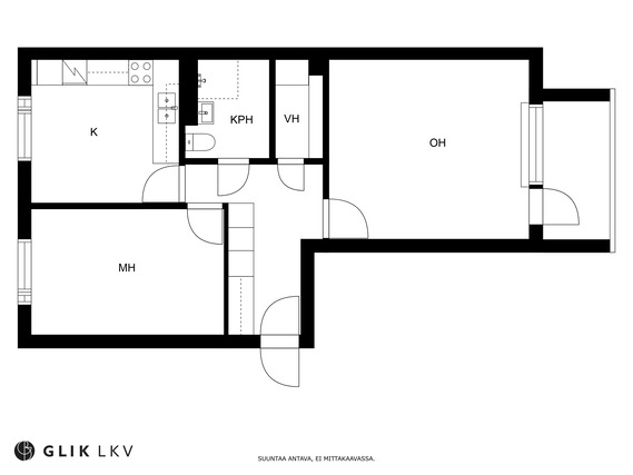 Vuokra-asunto Tampere Multisilta Kaksio