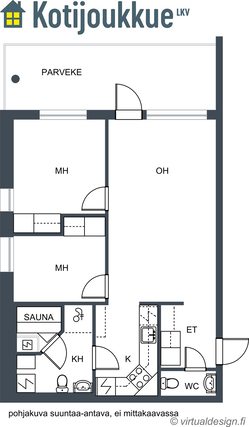 Vuokra-asunto Seinäjoki Jouppi 3 huonetta Kuvat saman taloyhtiön vastaavasta asunnosta