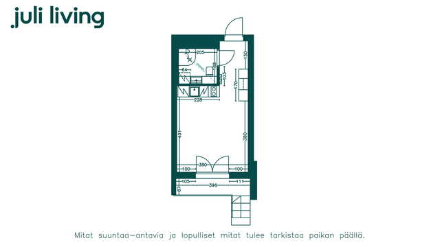 Vuokra-asunto Espoo Nöykkiö Yksiö
