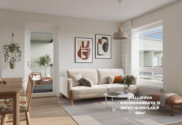Rental Tampere Rahola 4 rooms