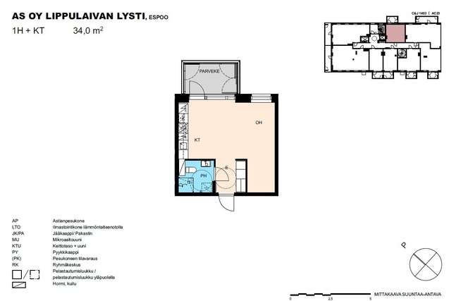 Vuokra-asunto Espoo Espoonlahti Yksiö Kampanja