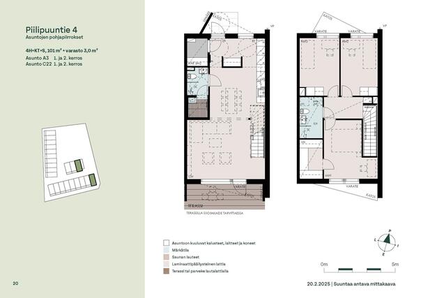 Right of occupancy apartment Espoo Henttaa 4 rooms