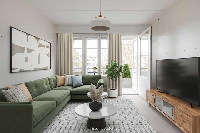 Right of occupancy apartment Kotka Kotkansaari 3 rooms