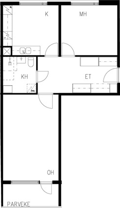 Rental Siilinjärvi Vuorela 2 rooms
