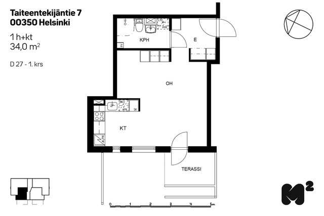 Rental Helsinki Munkkivuori 1 room