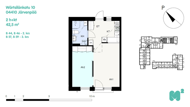Rental Järvenpää Pajala 2 rooms