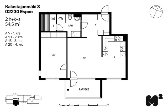 Vuokra-asunto Espoo Matinkylä Kaksio