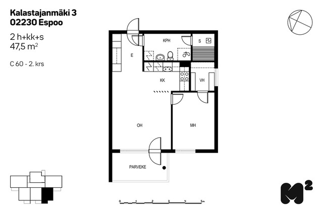 Vuokra-asunto Espoo Matinkylä Kaksio