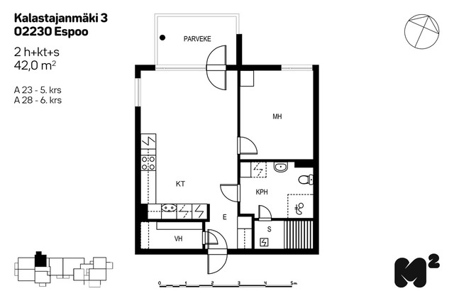 Vuokra-asunto Espoo Matinkylä Kaksio