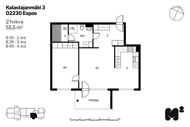 Vuokra-asunto Espoo Matinkylä Kaksio