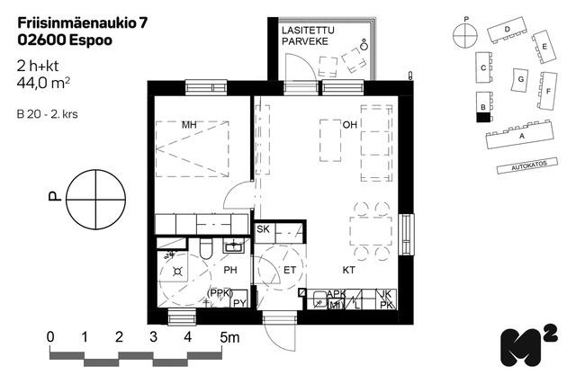 Vuokra-asunto Espoo Friisinmäki Kaksio